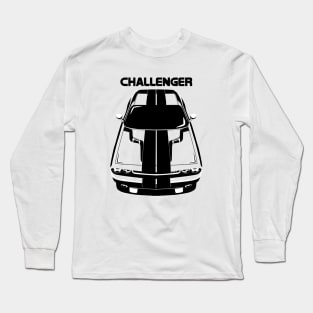 Dodge Challenger 2008-2014 - Black Stripes Long Sleeve T-Shirt